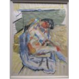 Patricia Carloss Irving (British, 20th Century), Sleeping Girl, signed lower left "Patricia