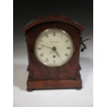 A 19th century mahogany mantle clock 'Rich Sims', Amersham
