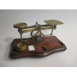 A set of Brass letter scales