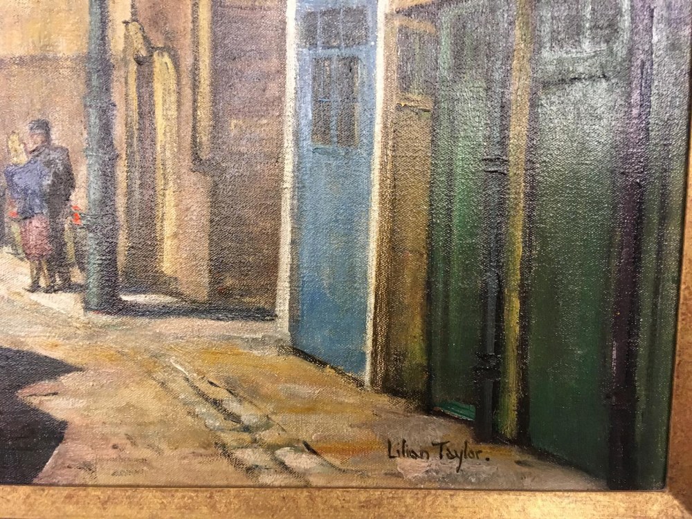 § Lilian Taylor (British, 20th Century) Berkeley Square and Mews houses both signed lower right " - Image 10 of 12