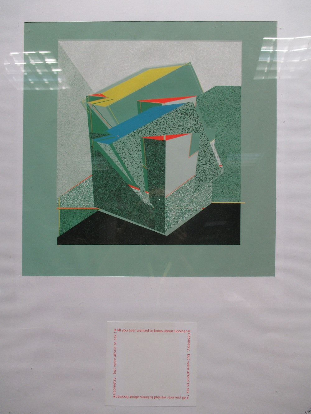 A collection of various prints, by Gary Standige, abstracts and still lifes, including three - Image 9 of 13