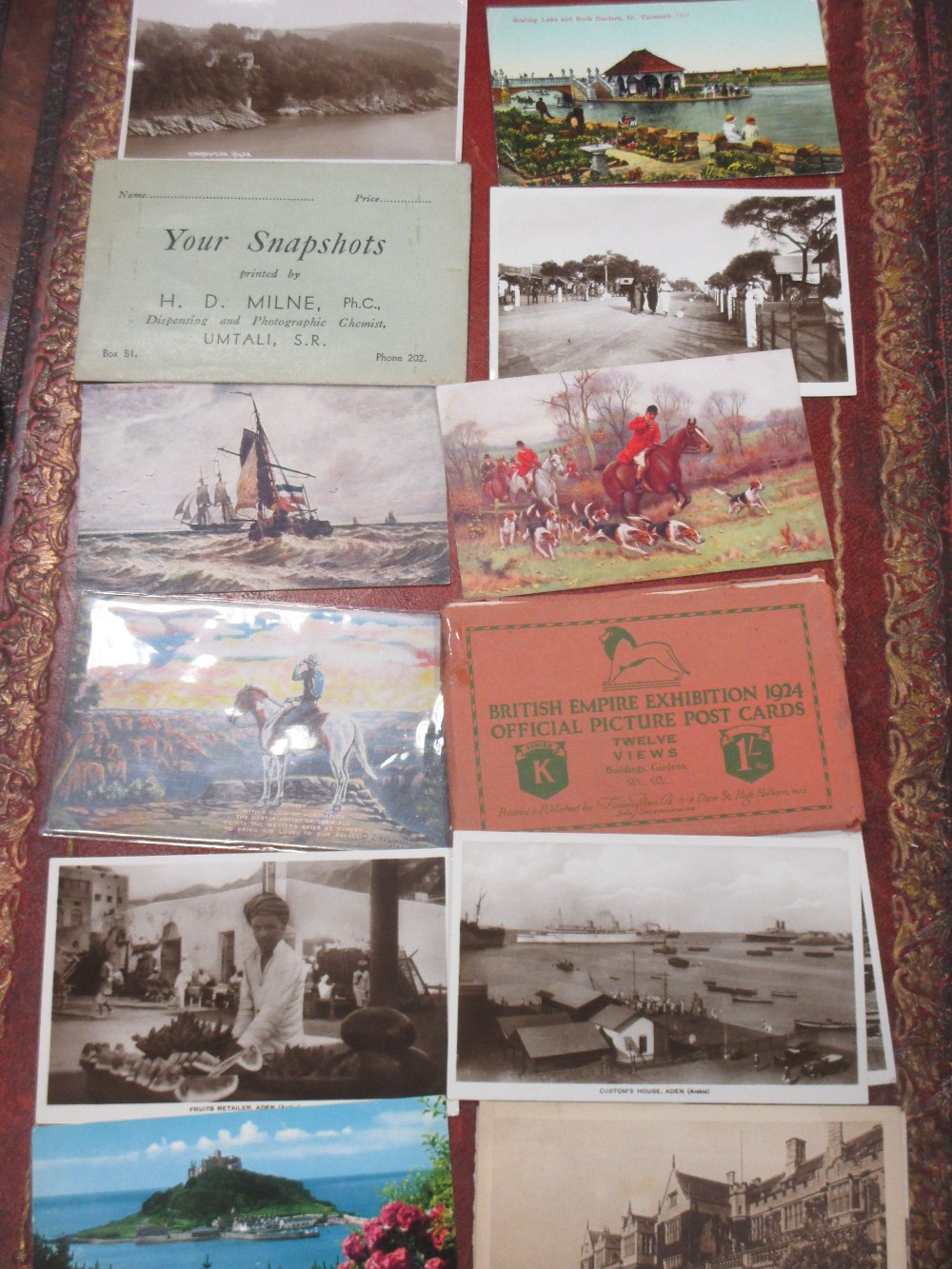 A large collection of early 20th century post cards of marine scenes, castles, some Cambridge - Image 4 of 4