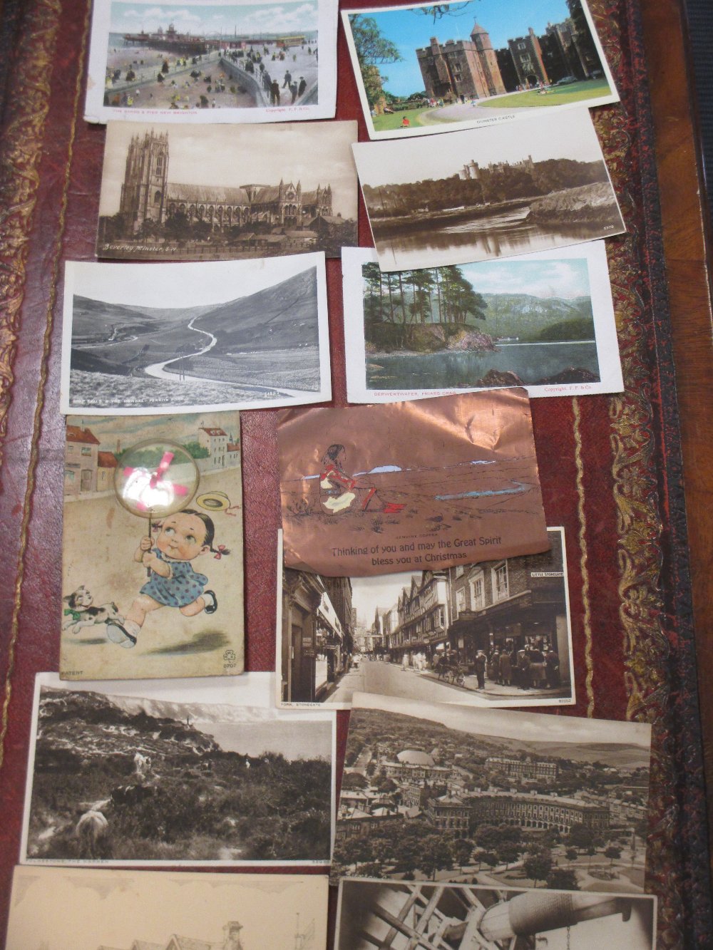 A large collection of early 20th century post cards of marine scenes, castles, some Cambridge - Image 3 of 4