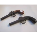 Two percussion pocket pistols