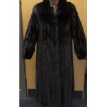 A 20th century ladies full length mink coat, by Blackglama and a fur hat by Christian Dior