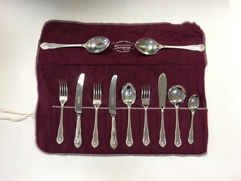 A 112 piece set of 20th century silver cutlery & flatware, by United Cutlers of Sheffield, Sheffield