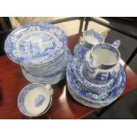 A Spode Italian part dinner service