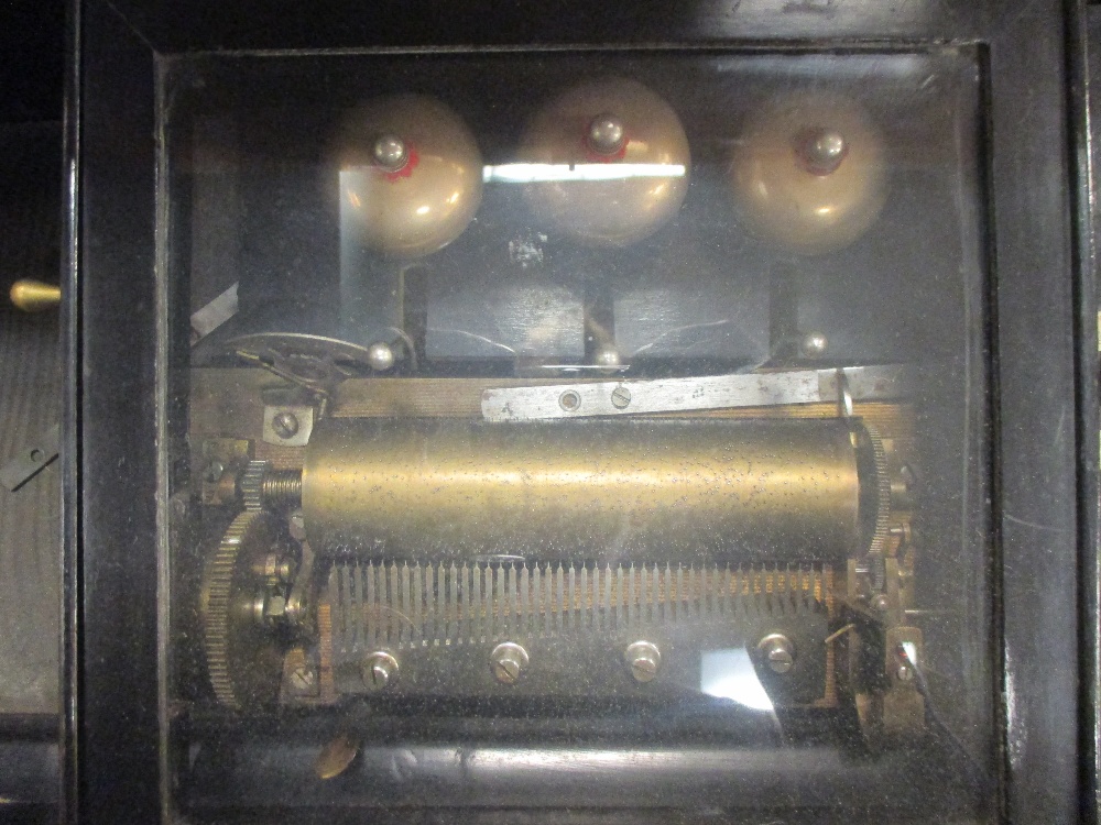 A 19th century Swiss music box - Image 3 of 4