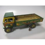 Tinplate Clockwork Mettoy Fruit and Vegetable Lorry