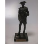 L Sanchez (19th Century) - A bronze of Colonel de Gala, Guardia Civil, 1883