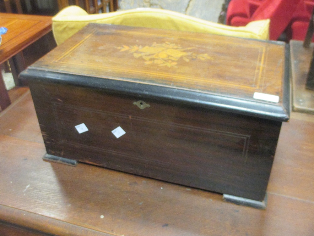 A 19th century Swiss music box - Image 4 of 4