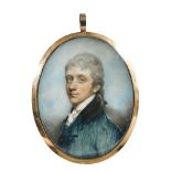 Andrew Plimer (British, 1763–1837) Portrait miniature of a gentleman, believed to be a member of the