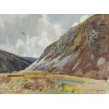 § Peter Biegel (British, 1913-1988) Eagle Rock signed and inscribed lower left watercolour