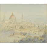 § William Sidney Causer (British, 1876-1958) Florence from the Boboli Gardens, Dec 14/24 signed