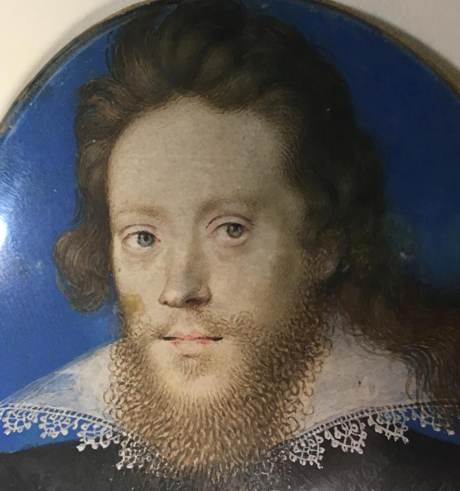 Isaac Oliver (Anglo-French, c. 1565-1617) Portrait miniature of Thomas Fones (d. 1638) (later - Image 5 of 7