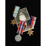 A trio of WWII RAF medals to sergeant Ernest Welbourne 943567, to include a 1939-45 star, the air