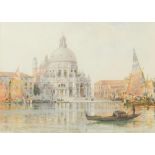 Arthur Wilde Parsons, RWA (British, 1854–1931) 'Early Morning - Santa Maria della Salute - Venice'