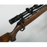 Lakelander, a model 389 .308 bolt-action sporting rifle, No. A3663, mounted with a Swarovski Habicht