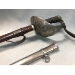 A George V 1912 pattern Cavalry sword, by Wilkinson Sword Compamy Ltd, London with leather and dress