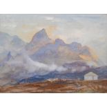 § Cecil Arthur Hunt, VPRWS, RBA (British, 1873–1965) Rhino, Drakensberg Mountains, Natal signed