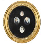 George Engleheart (British, 1750-1829) and other hands, Portrait miniatures