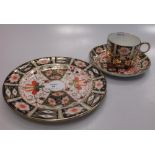 A Royal Crown Derby Imari pattern part tea service comprising of twelve trios of cup, saucer and