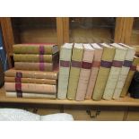 A collection of Bloodstock books with cloth board and leather spines