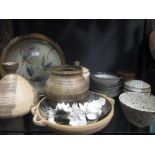 A good collection of studio ceramics