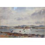 John H. Nicholson, Isle of Man scene and another, watercolours (2)