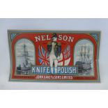 A Nelson Knife Polish part pictorial advertisement, 17 3/4 x 10".