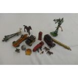 A selection of assorted die-cast including early Dinky Toys.