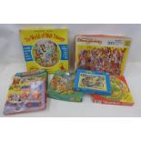 A selection of jigsaw puzzles to include Disney related, Noddy etc.