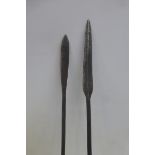 Two Africa spear heads.