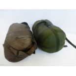 Two army sleeping bags.