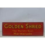 A Robertson's Golden Shred 'The World's Best Marmalade' rectangular enamel sign, in near mint