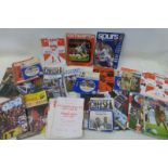 A selection of football programmes.