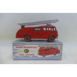 DINKY SUPERTOYS - Fire Engine, no. 955, fair to good in a fair striped box.