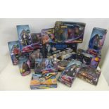 A selection of boxed Star Trek figures, accessories etc.