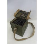 A WWII British Army signalling kit.