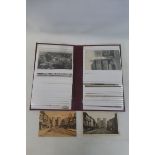 A postcard album containing mostly early scenes of Canterbury, also Herne Bay, Tenterden etc.