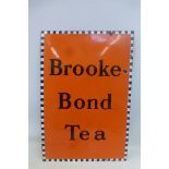 A Brooke Bond Tea rectangular enamel sign, in excellent condition, 20 x 30".
