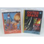 An Outer Space comic and one other for Space Age.