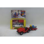 CORGI TOYS - Citroen Safari '1968 Winter Olympics' no. 499, near mint and boxed, plus a Corgi Jeep