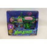 A boxed Mars Attacks Martian Grain Disintegrator by The Topps Co. Inc. 1996.