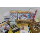 The Red Baron - a kit to make the model aeroplane, by repute complete, with associated books etc.