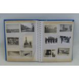 An album of mainly snap-shot photographs of WWII German Wehrmacht probably on the Eastern Front.