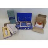 A Borgeois Evening in Paris Toilet Soap small showcard and four complete perfumes, boxed.