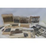 A large quantity of military photographs.