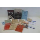 Assorted WWII ephemera, manuals and pamphlets including some rare Home Guard examples.