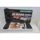 A boxed Scalextric Le Mans 24 hour set.